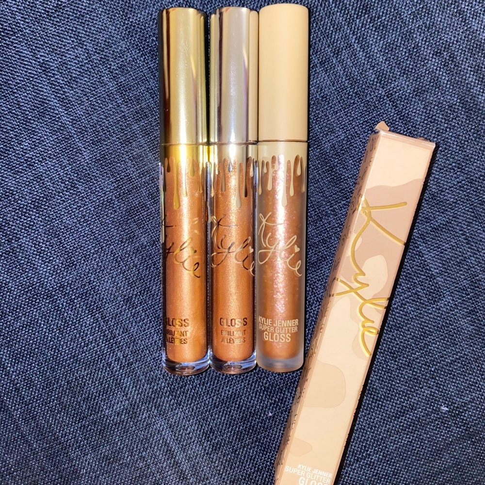 Kylie Cosmetics Gold Lip Glosses